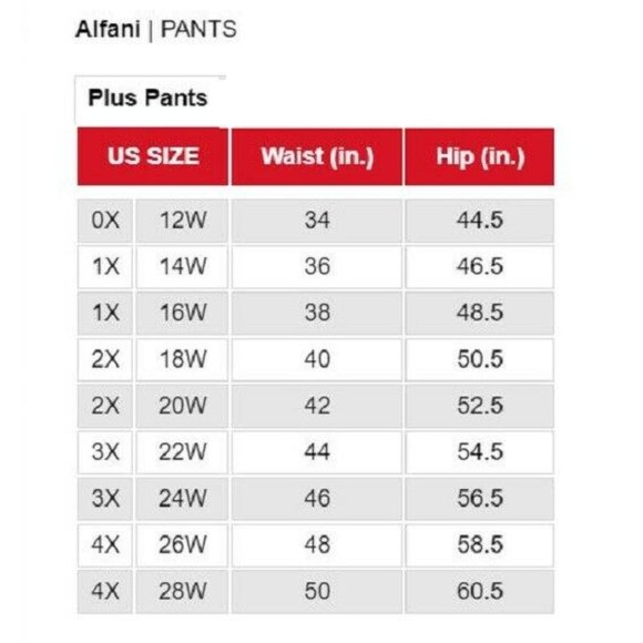 Alfani 20W Black Printed Belted Pants NWT BL75 - Picture 6 of 6